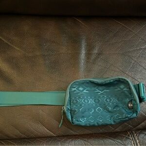 C.C Turquoise Patterned Crossbody Bag
